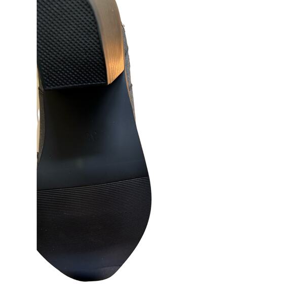 SO SIMPOK Women's Rhinestones Western Cowboy Boots Chunky Mid Calf Boots Size 4 - Picture 5 of 6